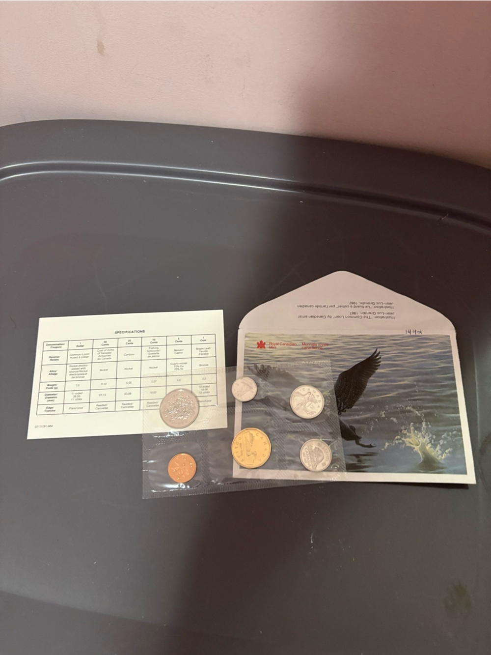 1992 proff coin set
